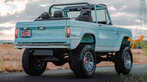 You want a Ford Bronco of 1972 transformed into EV? This will cost you $ 380,000